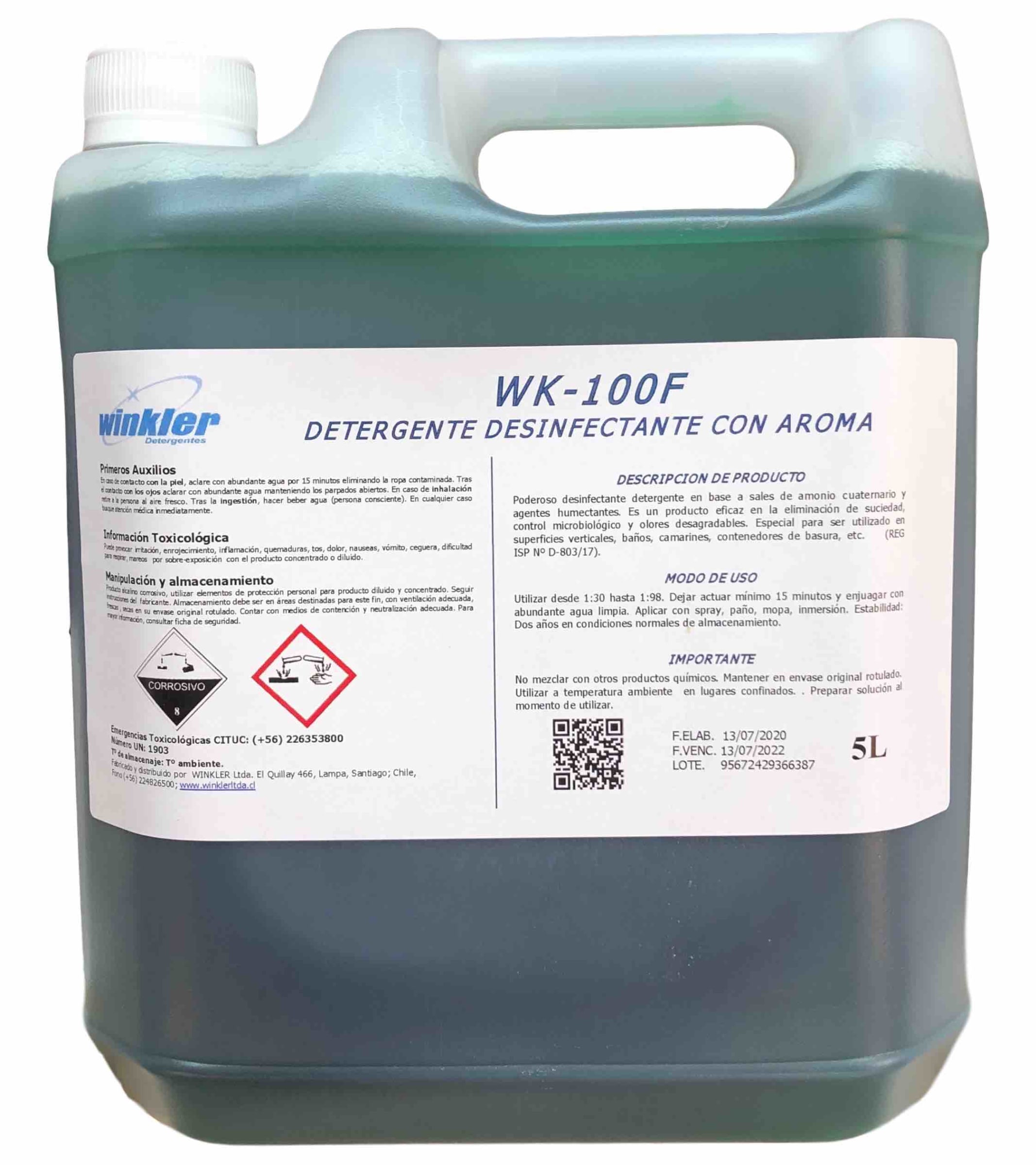 DETERGENTE DESINFECTANTE AROMA 5 LITROS